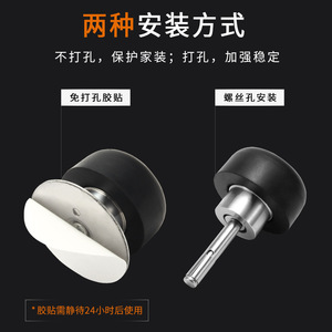 Butée de porte 40mm 60mm 80mm 100mm à fixation au sol en forme de champignon en acier inoxydable 304 - Product Image 4