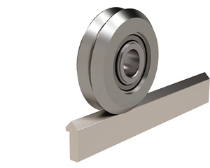 Roulement à rouleaux à gorge en V en acier inoxydable W1 W2 W3 W4, antirouille - Product Image 4