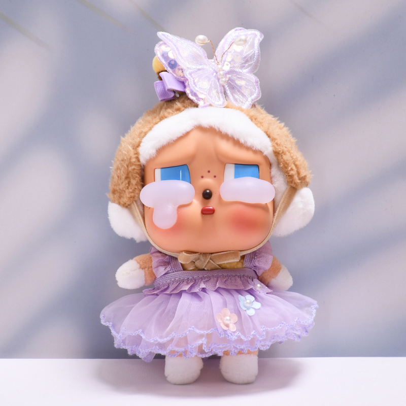 Purple bow flower fairy dress