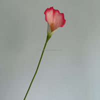 C-115 Fabrik-Großhandel Muttertag Einzelner Zweig Realistische 80cm Weiße Künstliche Calla-Lilien Großformatige Hochzeitsdekoration