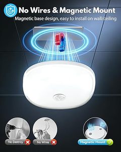 Lumière de <span class=keywords><strong>douche</strong></span> LED rechargeable étanche <span class=keywords><strong>IP65</strong></span>, 16 couleurs, CRI 90 élevé, télécommande tactile, magnétique, sans fil, pour plafond et mur - Product Image 6