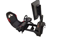 Support de roue de course avec siège, chaise de jeu, Cockpit de conduite pour toutes les plateformes PC Logitech G923 G29 G920 Thrustmaster PS4