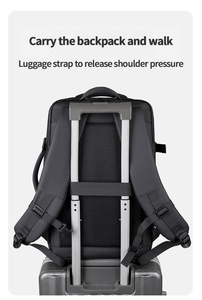 Nuovo Zaino Casual da Uomo alla Moda, Grande Capacità, Leggero, per Scuola, Laptop, Viaggi d'Affari - Product Image 6