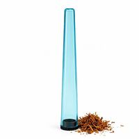 Tube conique en plastique transparent coloré 109 mm - Contenant à cigarettes anti-odeur et anti-humidité avec couleur personnalisée