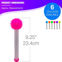 Bâton lumineux LED à picots, jouet sensoriel, bâton rebondissant, jouet anti-stress, jouet à picots pour animaux de compagnie pour la remise des diplômes, Diwali