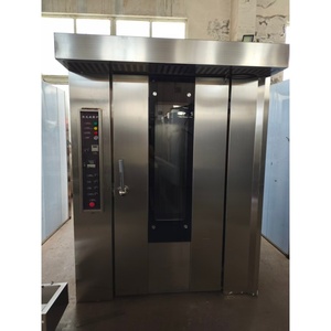 <span class=keywords><strong>Four</strong></span> rotatif à 64/32 plateaux <span class=keywords><strong>avec</strong></span> PLC, gaz ou électrique, grand <span class=keywords><strong>four</strong></span> rotatif de boulangerie à <span class=keywords><strong>chariot</strong></span> pour la cuisson de pains et de gâteaux, idéal pour l'industrie de la boulangerie. - Product Image 3