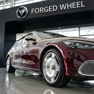 Jantes forgées polies chromées FHJ pour <span class=keywords><strong>Mercedes</strong></span> BMW Audi Lamborghini, voitures de luxe, 19 20 21 22 23 24 pouces, 5x114.3 5x120 - Product Image 2