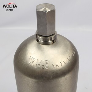 Dispositif de stockage d'énergie de type vessie en acier inoxydable Wolita, résistant à la corrosion 304, pour utilisation avec huile hydraulique - Product Image 2