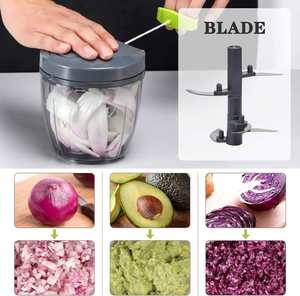 Fabbrica sorriso mamma tirare a mano aglio Picador De Verduras strumento di taglio frutta e verdura Chopper per il commercio all'ingrosso - Product Image 4