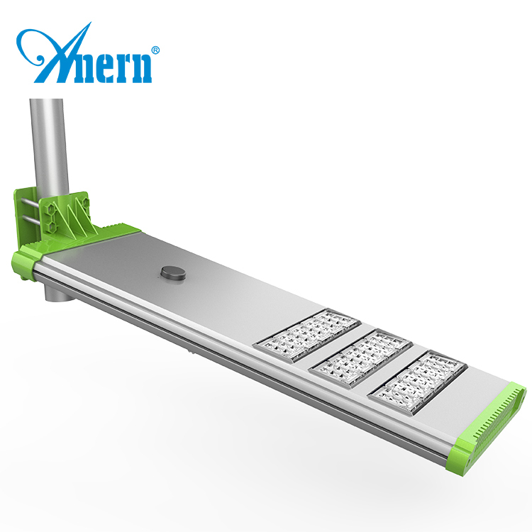 Anern 60w al aire libre ip65 sensor de movimiento de luz de calle solar integrada