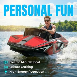 Moto Acuática Eléctrica Go-Kart 2026 para Surfeo en Olas, Bote Eléctrico de Alta Velocidad y Mini Lancha para Aventuras Acuáticas - Product Image 2