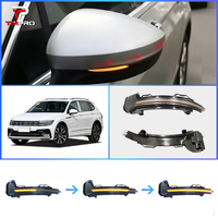TMPRO Luz Intermitente LED Ámbar para Espejo Retrovisor, Indicador de Señal de Giro para VW TIGUAN MK2 2017-2021/Touareg MK3 2019+, Lámpara de Modificación Automotriz