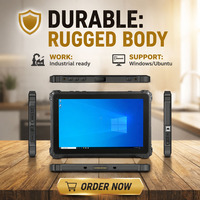 Nueva Tablet Industrial Resistente de 10.1 Pulgadas con Windows 11 Pro, Procesador Intel, Batería de 6000mAh, Teclado, GPS, Resistente al Agua