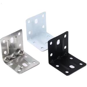 Soportes de Esquina en L de Hierro de 50x50mm, Acero Laminado en Frío, Duraderos, para Estantes de Gabinetes y Muebles de Baño - Product Image 1