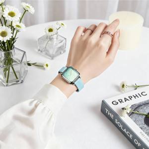 Reloj de Pulsera de Cuarzo Cuadrado de Moda para Mujer, Correa de Cuero de Lujo, Relojes de Cuarzo Ligeros para Mujer, Gran Venta en Diciembre - Product Image 5