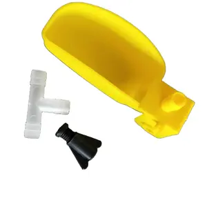 Amarelo Plástico Copo de beber Água, Automático de Aves Bebedor Tigela para Pombo Pássaro Codorna Frango PH-52