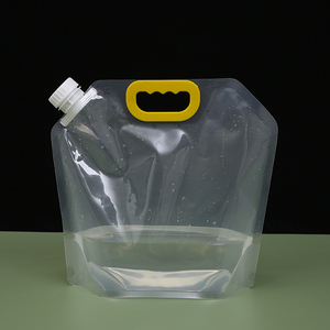 Hot Sale Custom Packaging for Wholesale Transparent Spout <strong>Bag</strong> Plastic Pouches With Suction Nozzle Clear 2.5L 5L <strong>Water</strong> <strong>Bag</strong> - Product Image 3