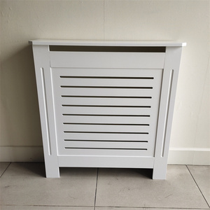 Cubierta de radiador de MDF, armario de calefacción blanco para decoración del hogar - Product Image 4