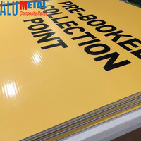 Sakura acp 2mm en aluminium panneau composite alu dibond impression acp pour la signalisation