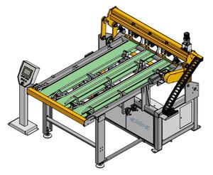 Máquina Clavadora Automática de Palets de Madera/Bloques Saifan <span class=keywords><strong>SF1000</strong></span> 33.2kw 380v con Motor para PLC y Pantalla Táctil 1200-2000 piezas/8h - Product Image 6