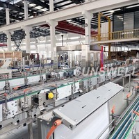 Ligne de production automatique Sunswell, certification ISO CE pour l'eau en bouteille PET