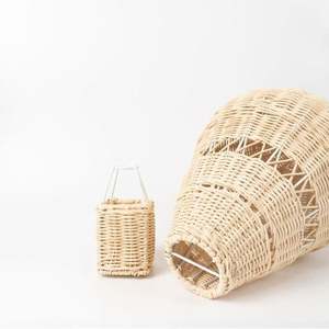 Décorations Murales Naturelles Macrame Couleur Naturelle Décoration En Rotin De Palmier Cuisine Coloree Paniers Muraux Assortis - Product Image 5