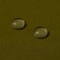 190gsm Poliéster Spandex Tela de tela tejida Tela de sarga impermeable con revestimiento de CA impermeable