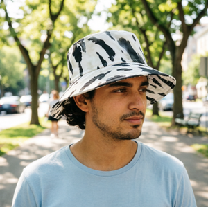 Sombrero de Pescador con Estampado de Vaca, Estilo Veraniego, Talla Única, Lona de Poliéster, Precio Razonable para Actividades al Aire Libre y Deportes, Venta al por Mayor en Vietnam - Product Image 6