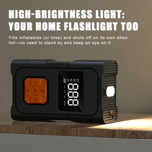 Cordless Multifunction Electric <strong>Tire</strong> <strong>Inflator</strong> Portable Air Compressor 150Psi Mini Car Air Pump With LED Light <strong>Tire</strong> <strong>Inflator</strong> - Product Image 6