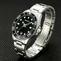Montre de Plongée Sportive de Luxe pour Femme, Étanche 300M, Quartz, Acier Inoxydable, 36mm, Aiguille ETA, Tendance