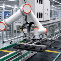 Bras de robot industriel, charge utile de 10 kg, portée de 1400 mm, FR10, 6 axes, cobot pour l'assemblage, la manutention, l'emballage et l'automatisation