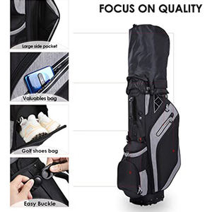 Factory Price <b>Golf</b> Sunny <b>Bag</b> <b>Lightweight</b> Carry Stand <b>Golf</b> Travel <b>Bag</b> Leather <b>Golf</b> Stand <b>Bag</b> - Product Image 6