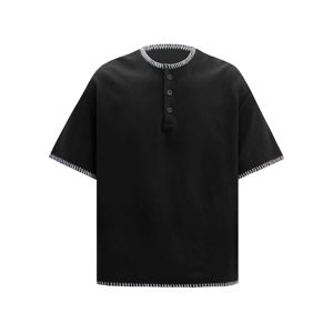 Camiseta de Diseño Vintage de Alta Calidad, 230 Gramos, para Hombre, Venta al Por Mayor, Personalizable, Verano, Transpirable, Cuello con Botones, Tejida - Product Image 6