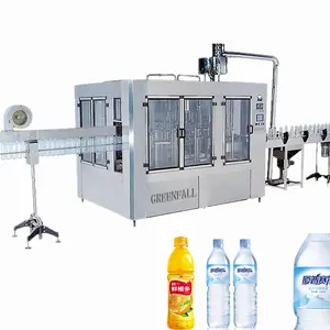 Jiangmen high yield production of mineral water washing filling capping machine