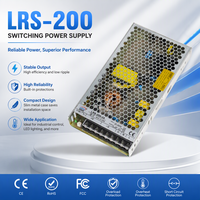 LRS-200-48 211.2W 48V 4.4A Tek Çıkışlı Anahtarlamalı Güç Kaynağı AC 110V 220V LED Ekran için Seçilebilir