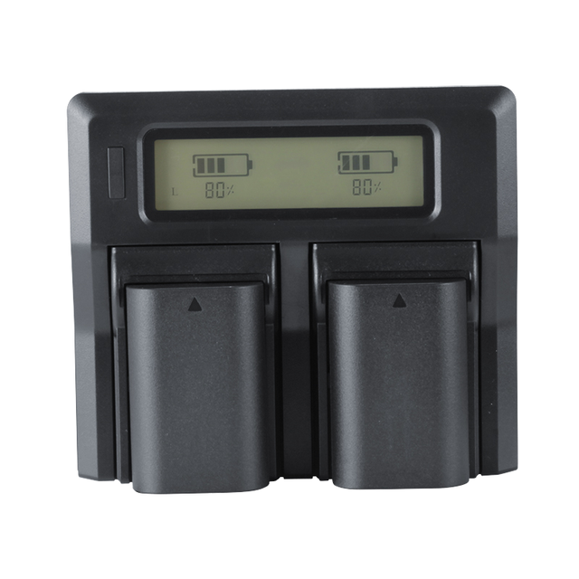 RingTeam BP-511 BP511 Dual Charger with LCD Light BP511 Battery Charger for Canon EOS 10D 20D 30D 40D 5D 50D D30 D60 Cameras