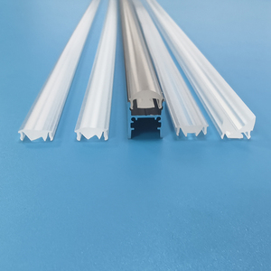 Nouvelle lentille linéaire extrudée en PMMA de 12,4 mm de largeur, angle large de 145 degrés, pour éclairage commercial, longueur personnalisée avec profil en aluminium - Product Image 2
