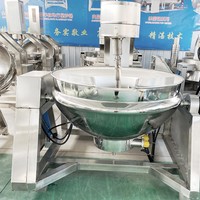 Marmite mélangeuse planétaire semi-automatique pour la fabrication de pâte de chili, de sauce hoisin et de marinade braisée – Idéale pour les usines de condiments