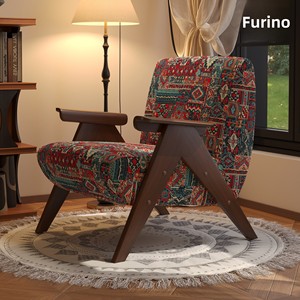 Sedia Reclinabile in Legno Massello Stile <span class=keywords><strong>Etnico</strong></span> Vintage, Arredamento per Casa, Balcone, Soggiorno e Camera da Letto - Product Image 4