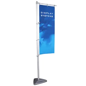 High Quality 17 Foot Outdoor Banner Flag Stand Water-Filled Base