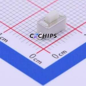 TS-1101S-C-B-B-W-A Tactile Switch SMD,6x3.5mm Switch Single Pole Single Throw Rectangle Button 2.6N Vertical Mount - Product Image 1