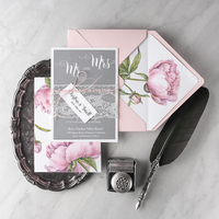 Ensembles d'invitations de mariage rustiques bordeaux personnalisables à prix abordable et cartes d'invitation d'anniversaire imprimées sur mesure