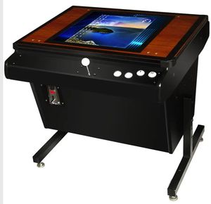 Máquina de juegos Arcade, receptor de monedas, token, <span class=keywords><strong>juego</strong></span> de <span class=keywords><strong>mesa</strong></span> de cóctel interior de madera con 60 juegos en 1 - Product Image 2