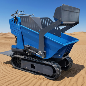 Mini-dumper sur chenilles en caoutchouc certifié CE, petit camion benne, EURO 5, véhicule de transport agricole pour pentes, directement de l'usine - Product Image 1