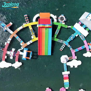 Tùy chỉnh loa hình dạng nổi Inflatable nước công viên giải trí đảo trở ngại khóa học - Product Image 5