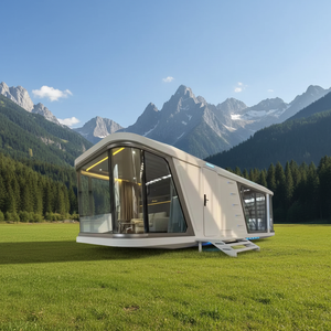 Casa Prefabricada Móvil de Lujo con Estructura de Acero Galvanizado Moderno y Popular, Pequeña Tienda de Campaña Resort, Cápsula Espacial <span class=keywords><strong>Solar</strong></span> Jinhan - Product Image 1