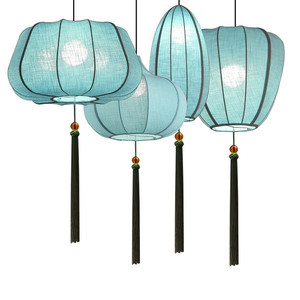 Colorful Decorative Hanging <b>Lanterns</b>, Traditional Vietnamese <b>Lanterns</b>, Silk <b>Lanterns</b> - Product Image 1