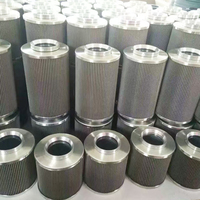 Tabung Filter Cairan Saluran Pembuangan Logam Kustom 304 316 Baja Tahan Karat Saringan Jaring Anyaman Cakram Filter Presisi Tinggi Filter Industri