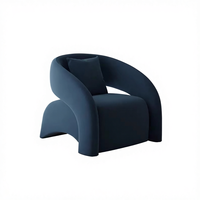 Fauteuil de salon ultra-populaire d'inspiration luxueuse, fauteuil de salon design, canapé une place