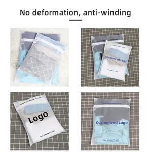 Hot Sale DIY Honeycomb Laundry Wash Bag with Colorful Zipper <strong>Large</strong> Capacity Mesh Wash Bag Laundry Bag Custom Logo - Product Image 6